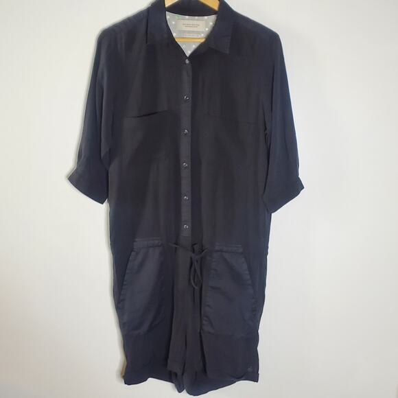Scotch & Soda Pants - Maison Scotch Button up Utility Romper Black Great condition Size 6